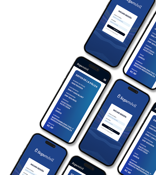 Mockup Segumóvil app